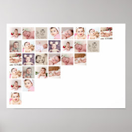 Poster 28 Colagem de Fotos Personalizada
