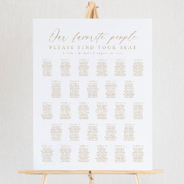 Poster 28 Mesas Nosso Gráfico de Assentos das Pessoas Fav