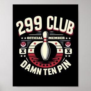 Poster 299 Club Oficial Membro Adulto Humor Funny Dez Pin