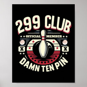 Poster 299 Club Oficial Membro Adulto Humor Funny Dez Pin