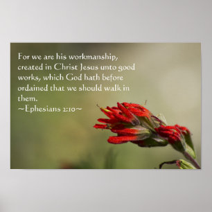 Poster 2:10 de Ephesians