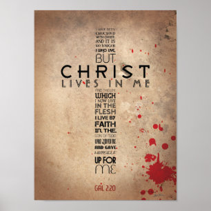 Poster 2:20 de Galatians