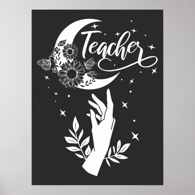 Poster 2 - Camisa De Professora Inspiradora, Professora M (Frente)
