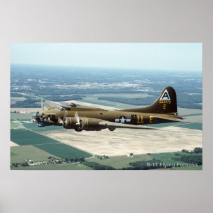Poster 2 da fortaleza do vôo B-17