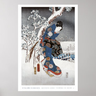 Poster 2 da gueixa da neve