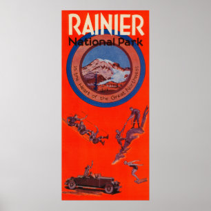 Poster 2 da propaganda do Monte Rainier