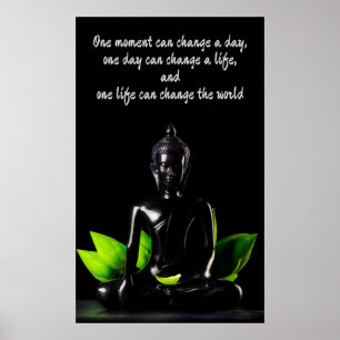 Poster 2 das citações de Buddha