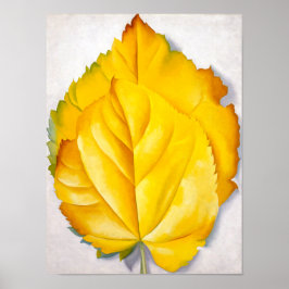 Poster 2 Folhas Amarelas | Georgia O'Keeffe |