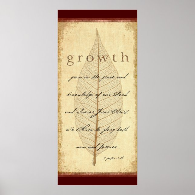 Póster 2 Peter 3:18 (Frente)