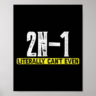 Poster 2n-1 Eu literalmente não consigo