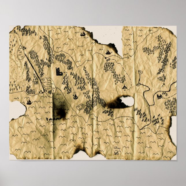 Póster 2nd Map of the Forgotten Realm (Frente)