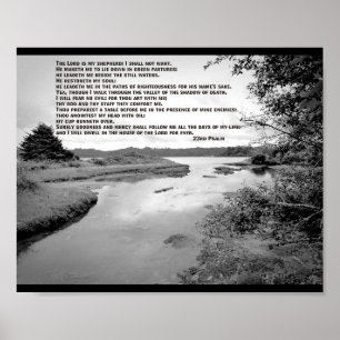 Póster 2ó Foto da paisagem do salmo