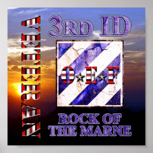 Poster 3ª Divisão de Infantaria OEF Veteran