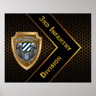 Poster 3ª Divisão de Infantaria "Rock of Marne"