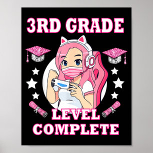 Poster 3º ano completo formatura engraçada de jogos