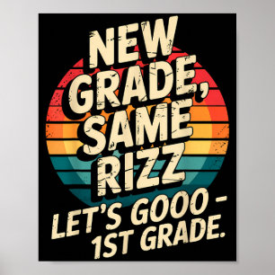 Poster 3º ano de volta às aulas novo ano mesmo rizz