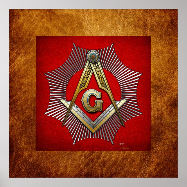 Poster 3º Grau: Master Mason (Frente)