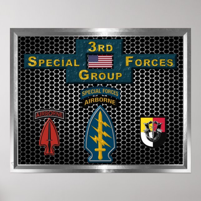 Poster 3º grupo de operações especiais (SOF) (Frente)