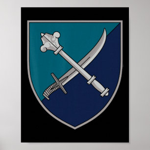 Poster 30º Corpo de Infantaria Naval (Ucrânia) Militar Uc