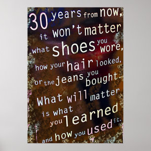 Poster 30 anos a partir de agora
