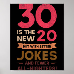 Poster 30 é o novo 20, mas com piadas melhores 30º