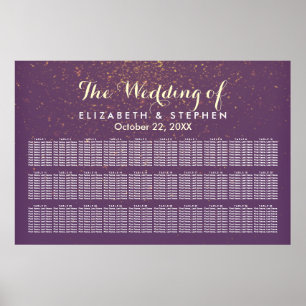 Poster 30 Gráfico de Assentos de Casamento com Lúpulo Dou