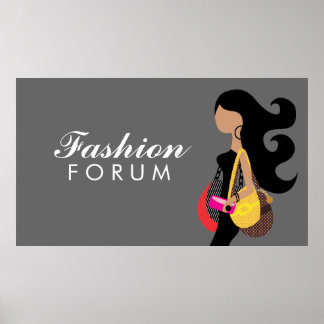 Poster 311 Banner Fashionista Purses