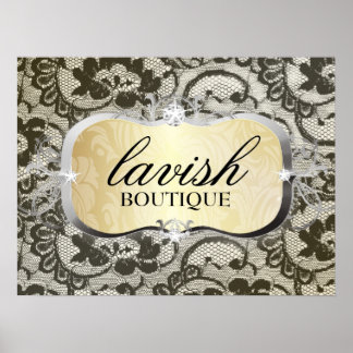 Póster 311 Lace De Luxe Dourado Lace