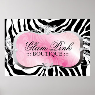 Póster 311 Prata Zebra, Rosa-Rosa-Lavoura