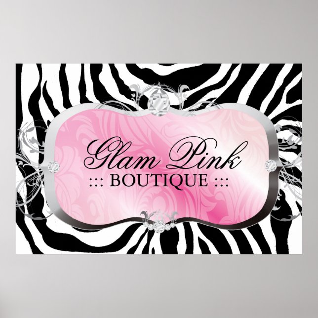 Póster 311 Prata Zebra, Rosa-Rosa-Lavoura (Frente)