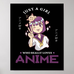 Poster 31.Apenas Uma Menina Que Ama Mesmo Anime