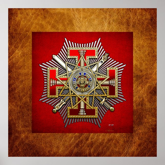 Poster 33.o grau: Grande Inspetor-Geral Soberano (Frente)