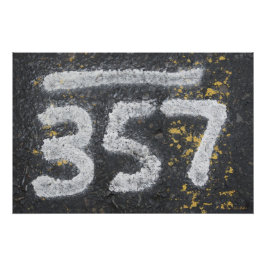 Póster 357 Número de Maçom e Número de Anjo