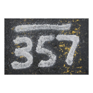 Póster 357 Número de Maçom e Número de Anjo