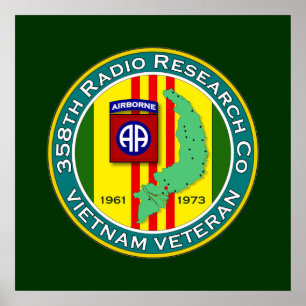 Póster 358th RRC - ASA Vietnam
