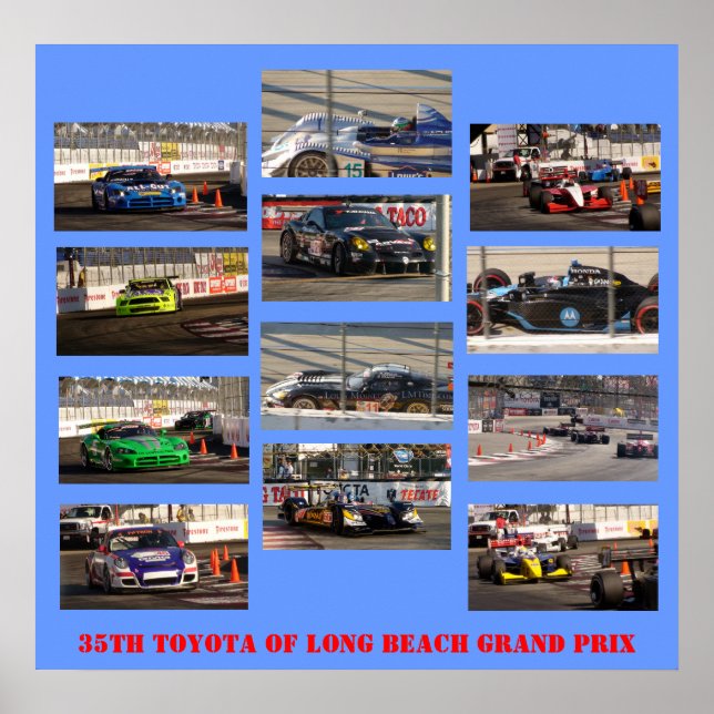 Póster 35.º TOCTA do Grande Prêmio de Long Beach (Frente)