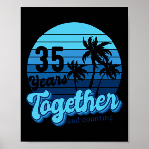 Poster 35 Anos Juntos Cruzeiros Casais 35º Aniversário