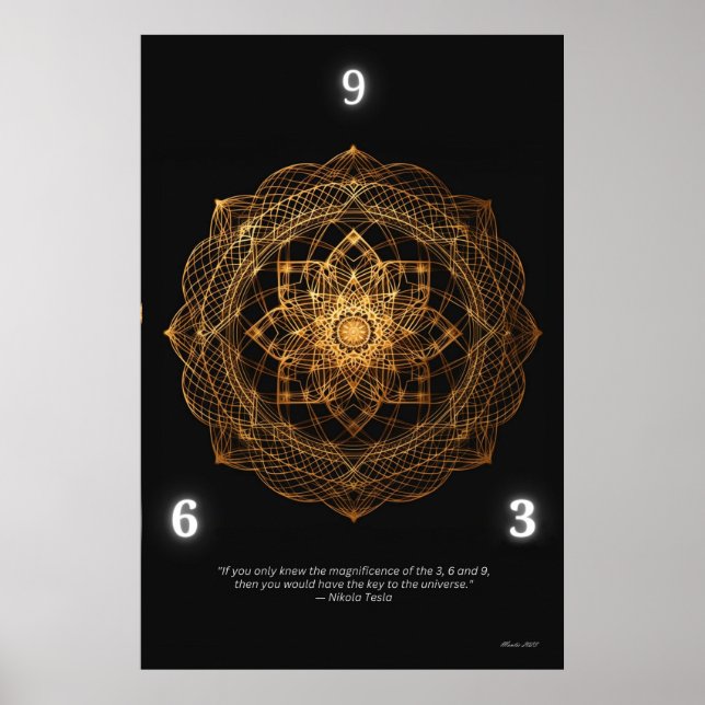 POSTER 369 MANDALA WALL ART (Frente)