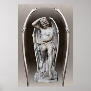 Poster 36in de Guilherme Geefs Lucifer CC0286 91cm