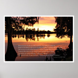 Poster 3:13 de Proverbios - 18 engodos Arboles