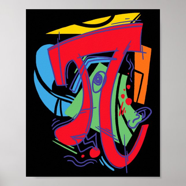 Poster 3.14 Design De Matemática Para Pi Day (Frente)