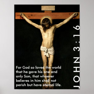 Póster 3:16 de John - para o deus amou assim o mundo…