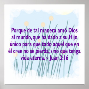 Póster 3:16 de Juan