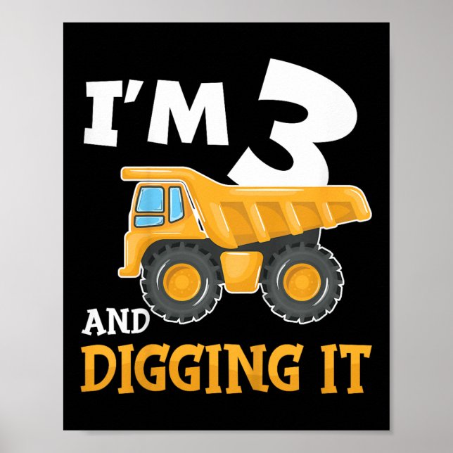 Poster 3 anos de aniversário de 3 anos de Construção Garo (Frente)