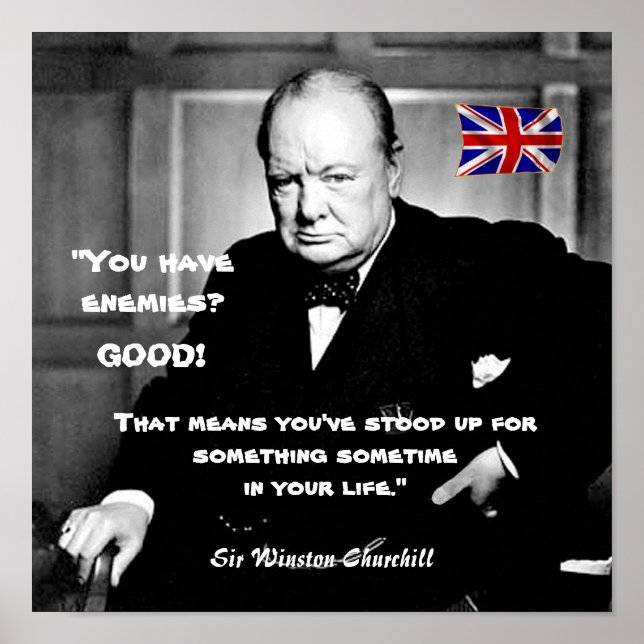 Poster #3 - "Ao Ter Inimigos" (Frente)