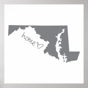 Póster <3 Home Maryland
