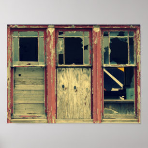 Póster 3 Janelas quebradas