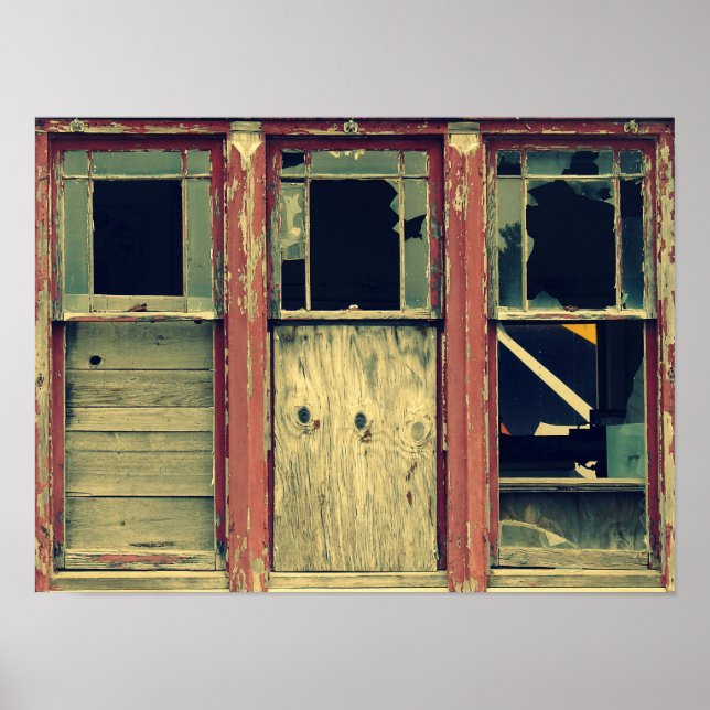 Póster 3 Janelas quebradas (Frente)