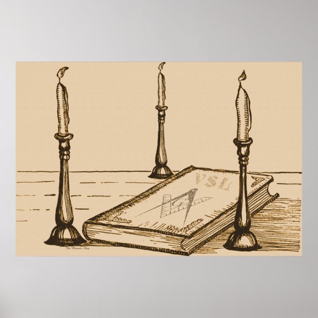 Poster 3 luzes menores (Frente)