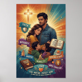 Poster #3 Um Homem Cristão Vive Assim